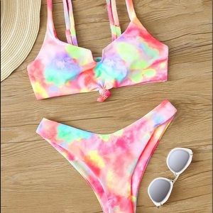 SHEIN tie dye bikini size medium